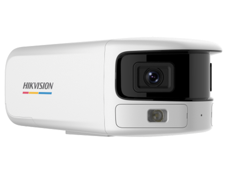 海康威（wēi）視臻全彩網絡攝像頭400/800萬poe商用高清夜視手機遠程語（yǔ）音（yīn）對講室外4K家用180°廣角雙攝監控器